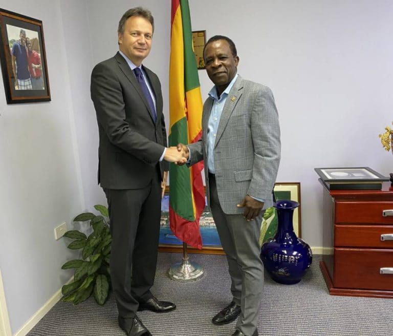 Prime Minister Discusses Grenada Switzerland Relations During Courtesy Call REAL FM GRENADA